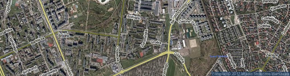 Zdjęcie satelitarne Żuromińska ul.