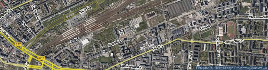 Zdjęcie satelitarne Żupnicza ul.