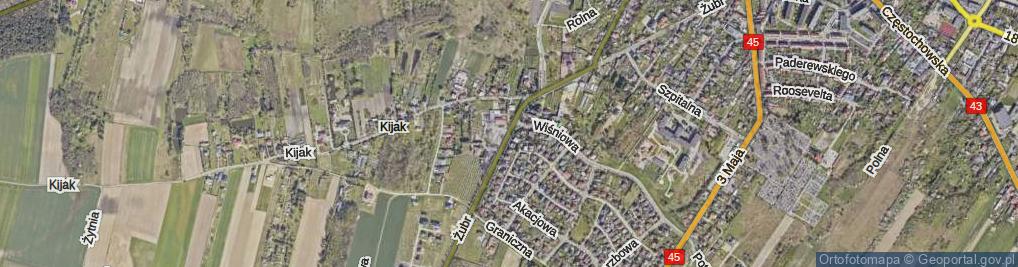 Zdjęcie satelitarne Żubr Joanny ul.