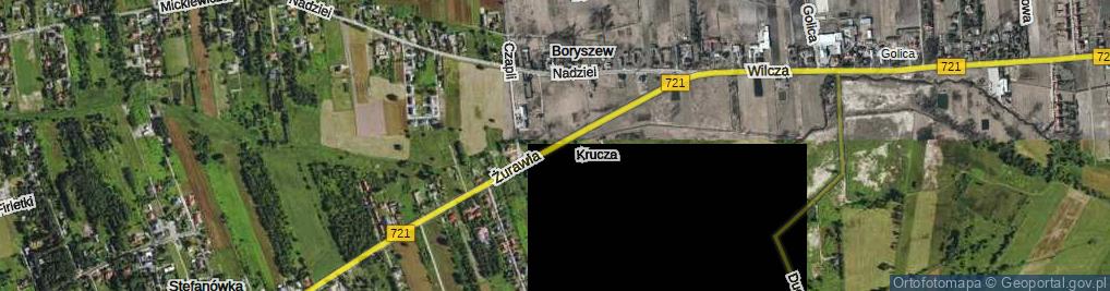 Zdjęcie satelitarne Żurawia ul.