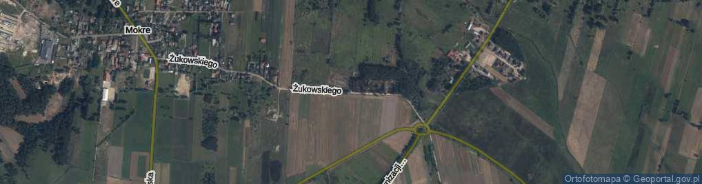 Zdjęcie satelitarne Żukowskiego Franciszka, por. ul.