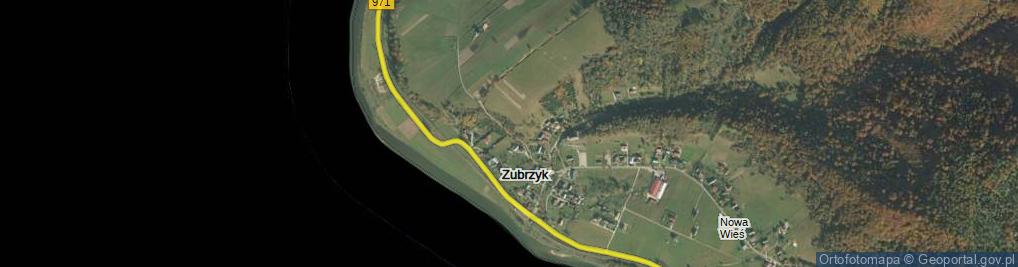 Zdjęcie satelitarne Zubrzyk ul.