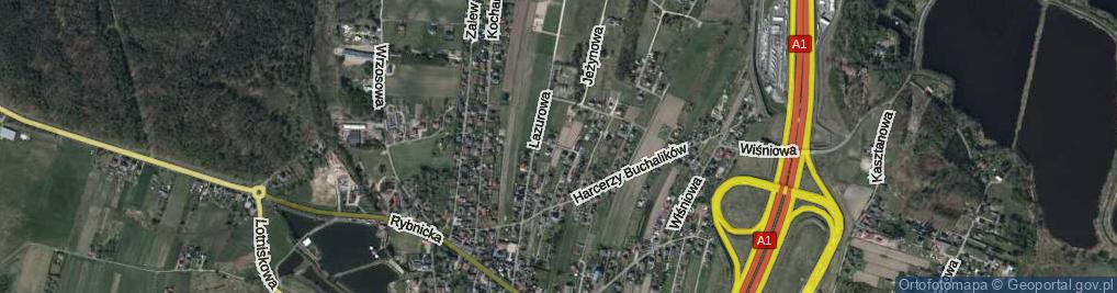 Zdjęcie satelitarne Żurawinowa ul.