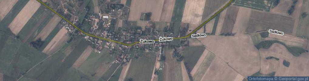 Zdjęcie satelitarne Żukowo ul.