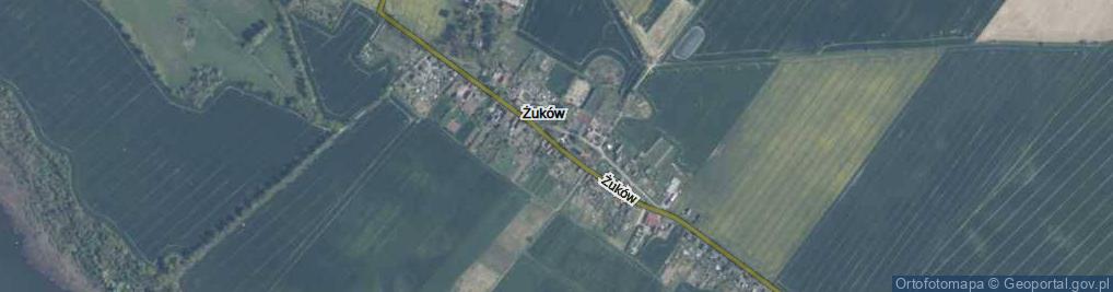 Zdjęcie satelitarne Żuków ul.
