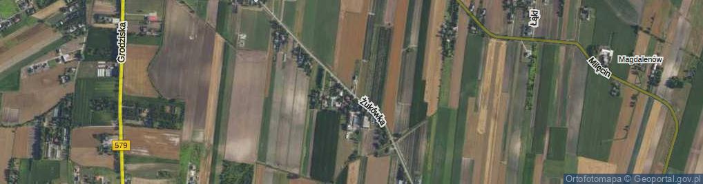 Zdjęcie satelitarne Żukówka ul.