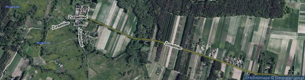 Zdjęcie satelitarne Żurawiniec ul.