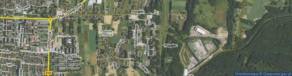 Zdjęcie satelitarne Żwirowa ul.