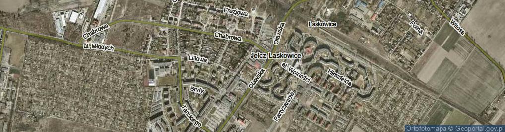 Zdjęcie satelitarne Żwirki Franciszka, kpt. pil. ul.