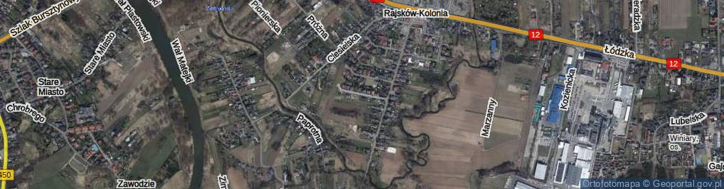 Zdjęcie satelitarne Żwirowa ul.