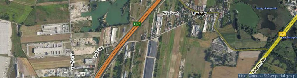 Zdjęcie satelitarne Żwirowa ul.