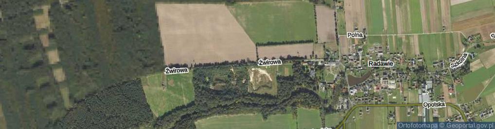 Zdjęcie satelitarne Żwirowa ul.