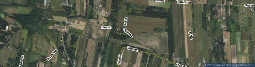 Zdjęcie satelitarne Żwirowa ul.