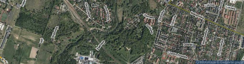 Zdjęcie satelitarne Żwirowa ul.