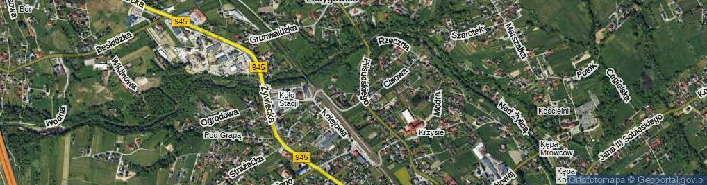 Zdjęcie satelitarne Żwirowa ul.