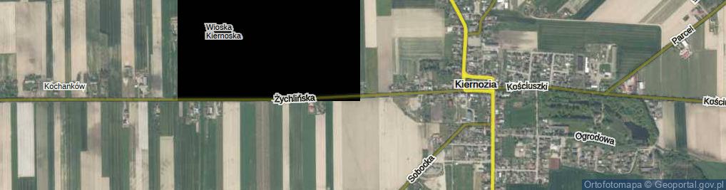 Zdjęcie satelitarne Żychlińska ul.