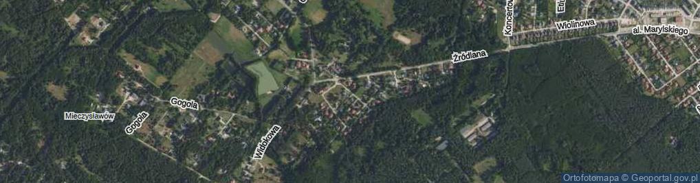 Zdjęcie satelitarne Żywiczna ul.