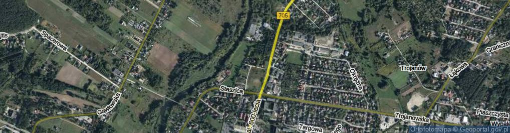 Zdjęcie satelitarne Zygmunta I Starego ul.