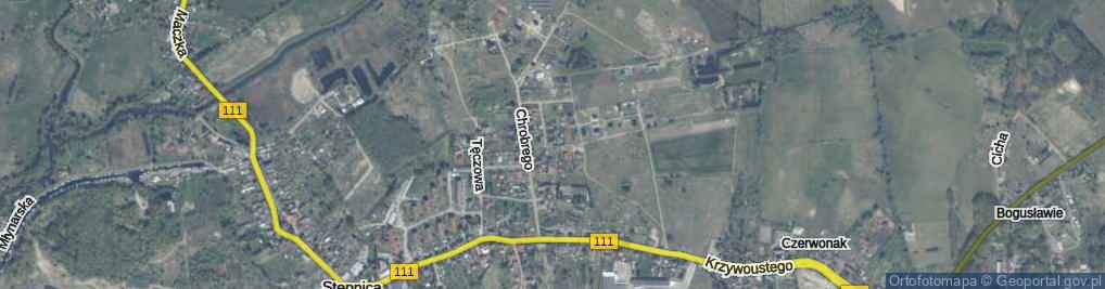 Zdjęcie satelitarne Zygmunta I Starego ul.