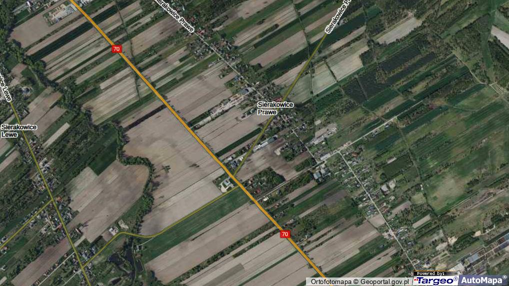 Sierakowice Prawe Sierakowice Prawe, Ulica, 96100