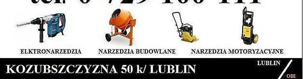 Zdjęcie w galerii wypozyczalnianarzedzi.eu P.H.U. Bartłomiej Misztal Kozubszczyzna 50 21-030 Motycz nr 1
