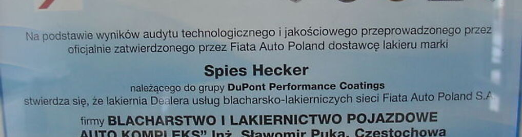 Zdjęcie w galerii Auto-Kompleks Usługi Blacharsko-Lakiernicze nr 7