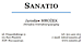 Logo - SANATIO, Jarosław MROŻEK, ul. Dygasińskiego 9, Piastów 05-820 - Przedsiębiorstwo, Firma, numer telefonu
