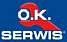 Logo - O.K. Serwis - Serwis samochodowy, Wrocławska 4, Warszawa 01-493, godziny otwarcia, numer telefonu