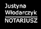 Logo - Notariusz - Justyna Włodarczyk, gen. Jana Henryka Dąbrowskiego 42 42-200, godziny otwarcia, numer telefonu