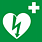 Logo - AED - Defibrylator, Cmentarna 5, Obra 64-211