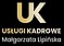 Logo - Usługi Kadrowe Małgorzata Lipińska, Słoneczna 5 lok. 24 22-360 - Przedsiębiorstwo, Firma, godziny otwarcia, numer telefonu