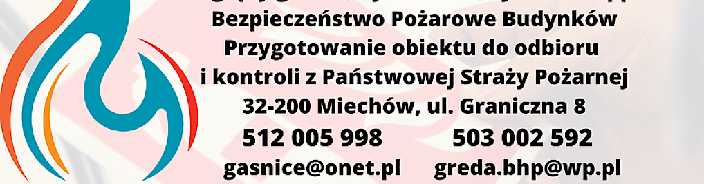 Zdjęcie w galerii Centrum BHP i P.Poż Grėda Mirosław Grė Da nr 4