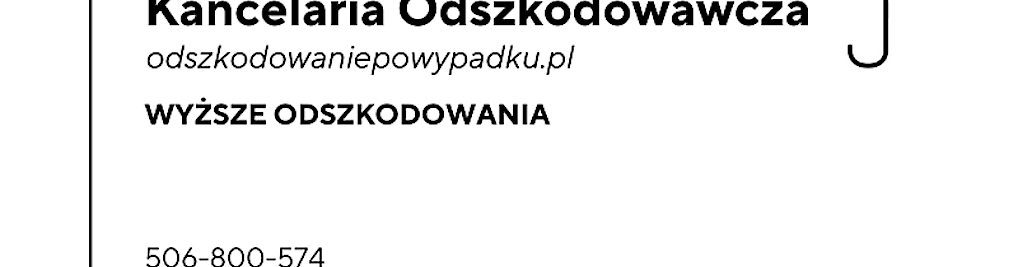 Zdjęcie w galerii Kancelaria Odszkodowawcza odszkodowaniepowypadku.pl nr 1
