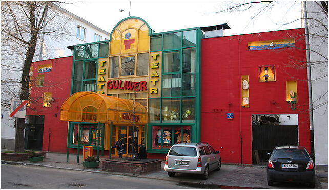 2007 Guliwer Theater Main Entrance Mokotów Warsaw Poland, Warszawa 02-548 - Zdjęcia