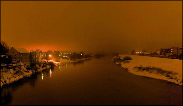 Śrem Warta panorama nocna 2009, Kilińskiego Jana 1a, Śrem 63-100 - Zdjęcia