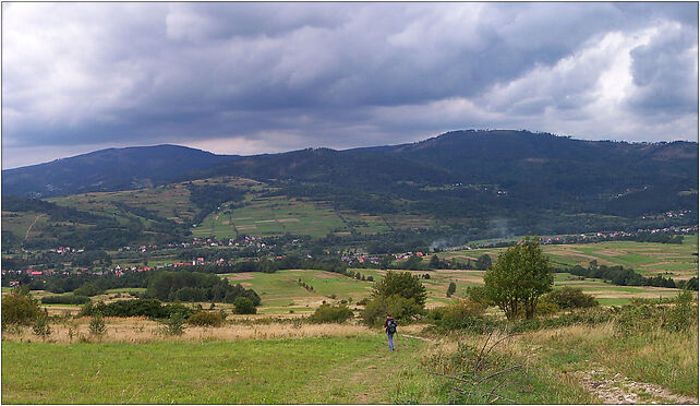 Beskid Śląski - Widok w kierunku Ciśca, Kolonia, Węgierska Górka 34-350 - Zdjęcia