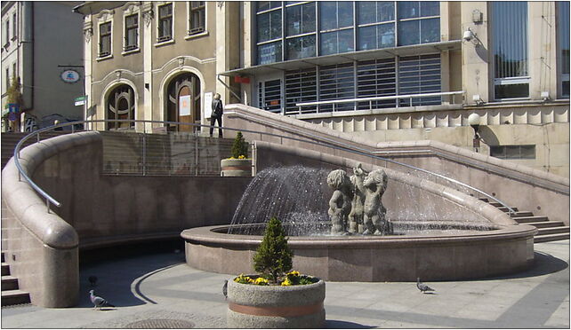 Bielsko-Biała, pl. Chrobrego, fontanna, Bolesława Chrobrego, pl. 1 43-300 - Zdjęcia