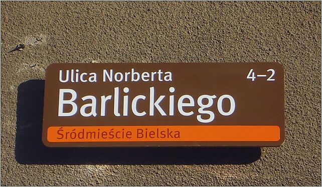 Bielsko-Biała, Barlickiego 4-2 tabliczka, Barlickiego Norberta 3 43-300 - Zdjęcia