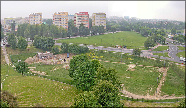 Budowa stadionu piłkarskiego na Kalinowszczyźnie w Lublinie (2010-05-27) 20-113 - Zdjęcia
