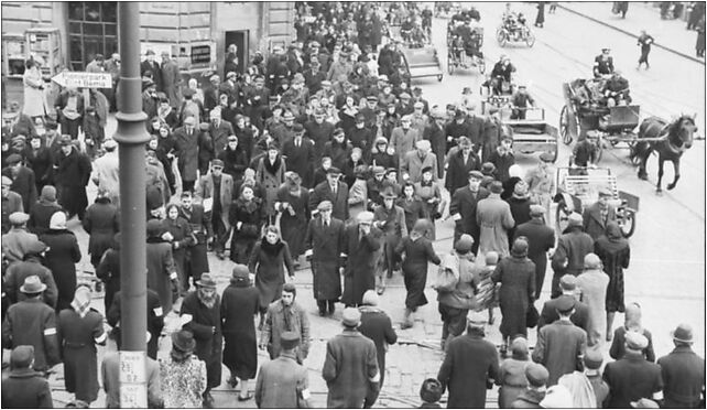 Bundesarchiv Bild 101I-134-0778-14, Polen, Ghetto Warschau, Straßenszene 00-867 - Zdjęcia