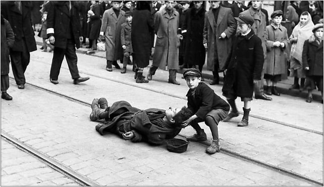 Bundesarchiv Bild 101I-134-0780-09, Polen, Ghetto Warschau, Straßenszene 00-140 - Zdjęcia