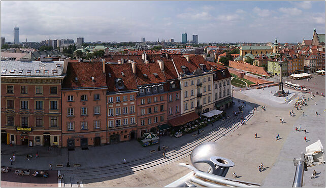 Castle Square in Warsaw panorama, Krakowskie Przedmieście 81 00-079 - Zdjęcia