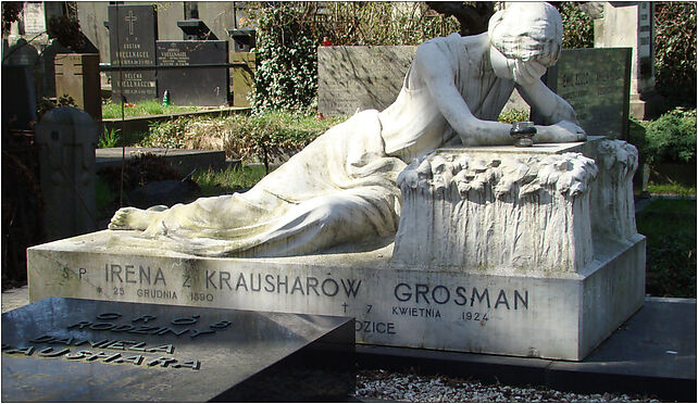 Cm Ewang Augsb Wwa grobowiec Ireny Grosman, Młynarska, Warszawa 01-172 - Zdjęcia