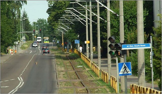 Elbląg, Generala Józefa Bema, tramvajová trať, Elbląg 82-300 - Zdjęcia