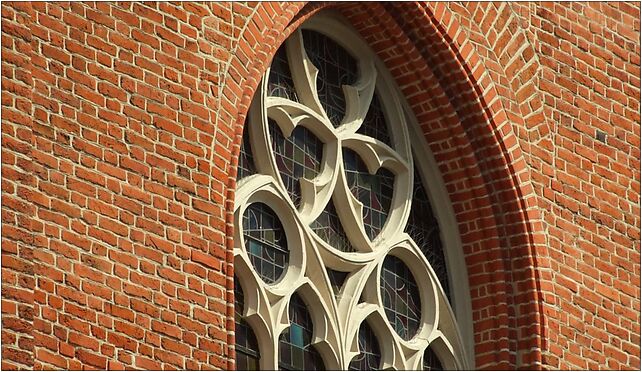 Elbląg, Mostowa, okno katedrály svatého Mikuláše II, Elbląg 82-300 - Zdjęcia