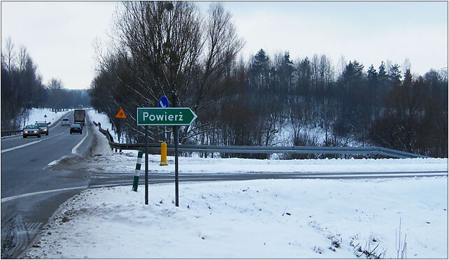 Exit from N7 Powierz, Poland, Powierz, Powierz 13-111 - Zdjęcia