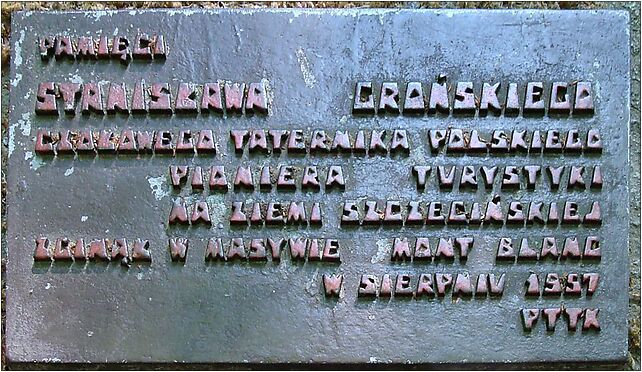 Glaz Gronskiego Puszcza Bukowa pod Szczecinem tablica, Szczecin od 70-001 do 70-950, od 71-001 do 71-897 - Zdjęcia