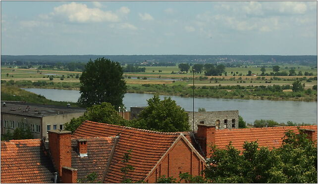 Gniew, pohled z hradu na město, Zamkowa 3, Gniew 83-140 - Zdjęcia