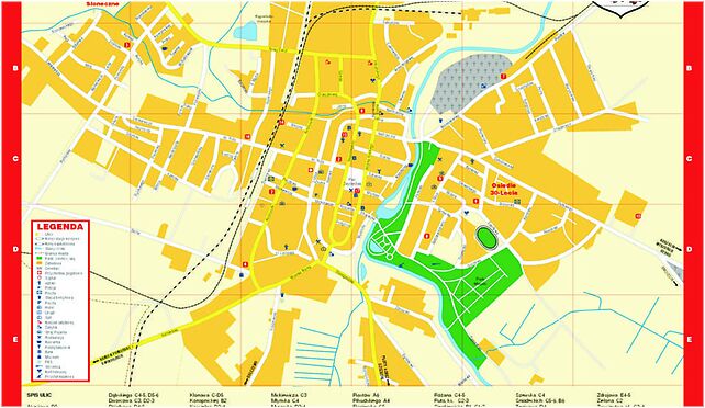 Gryfice town map 2007, Wojska Polskiego105 72a, Gryfice 72-300 - Zdjęcia