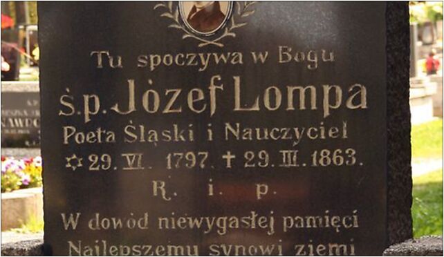Józej Lompa nagrobek p, Górale, Woźniki 42-289 - Zdjęcia